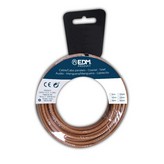 CARRETE CABLECILLO FLEXIBLE 6mm MARRON LIBRE DE HALÓGENOS 25m