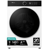 LAVADORA CARGA FRONTAL BLANCA 9 kg y 1400 rpm HISENSE WF5I9043BWFS