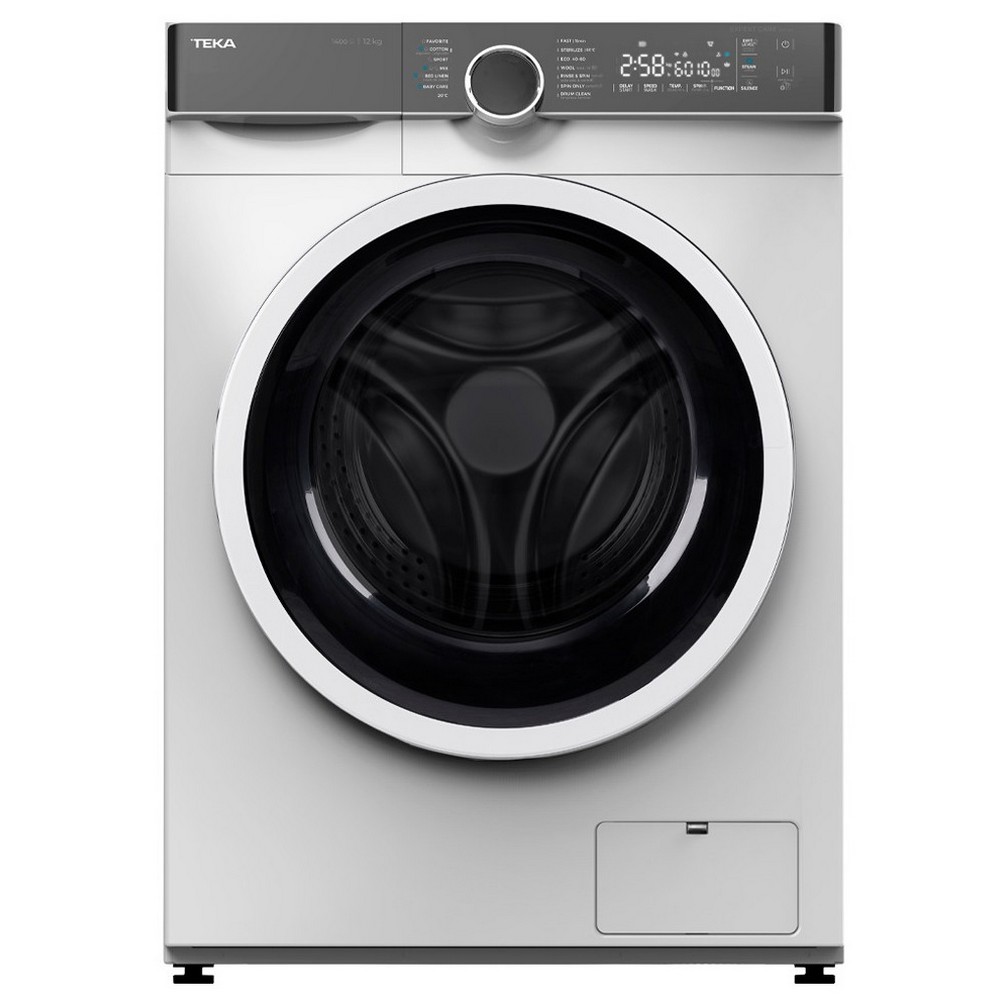 LAVADORA CARGA FRONTAL BLANCA 12 kg y 1400 rpm TEKA WMK71240W
