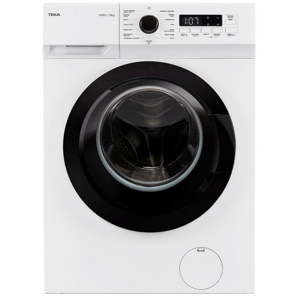 LAVADORA CARGA FRONTAL BLANCA 9 kg y 1400 rpm TEKA WMK40940W