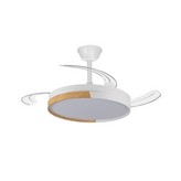 VENTILADOR DE TECHO RETRACT CRISTAL ECORO 45W MD