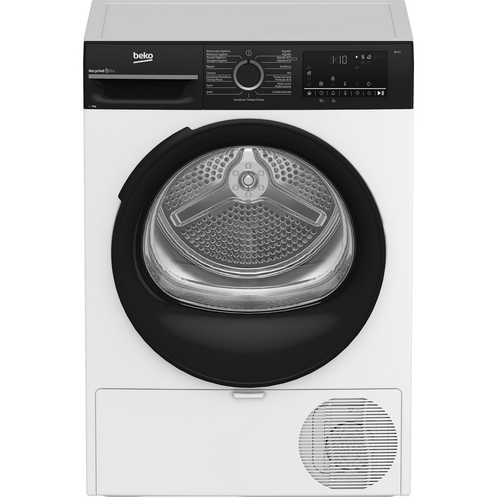 SECADORA CONDENSACION CON BOMBA DE CALOR 9 kg BEKO BM3T49240W