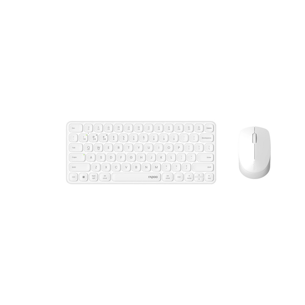 TECLADO Y RATON RAPOO 9010M BLANCO 00227546