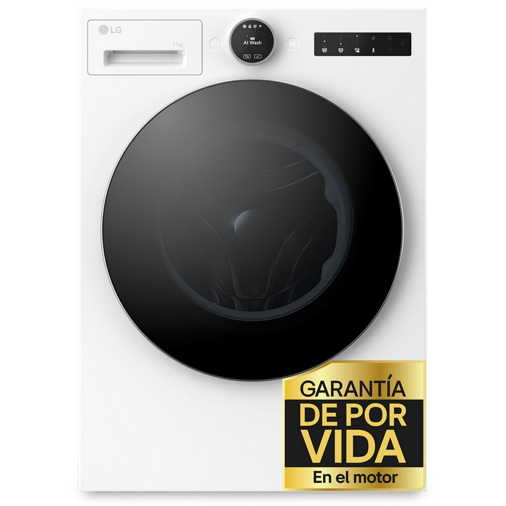 LAVADORA CARGA FRONTAL BLANCA 11 kg y 1400 rpm LG F4X7011TWS