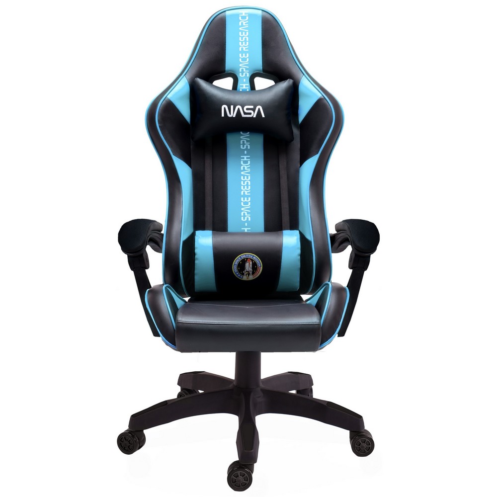 SILLA GAMING NASA ATLANTIS V2 NEGRO Y AZUL
