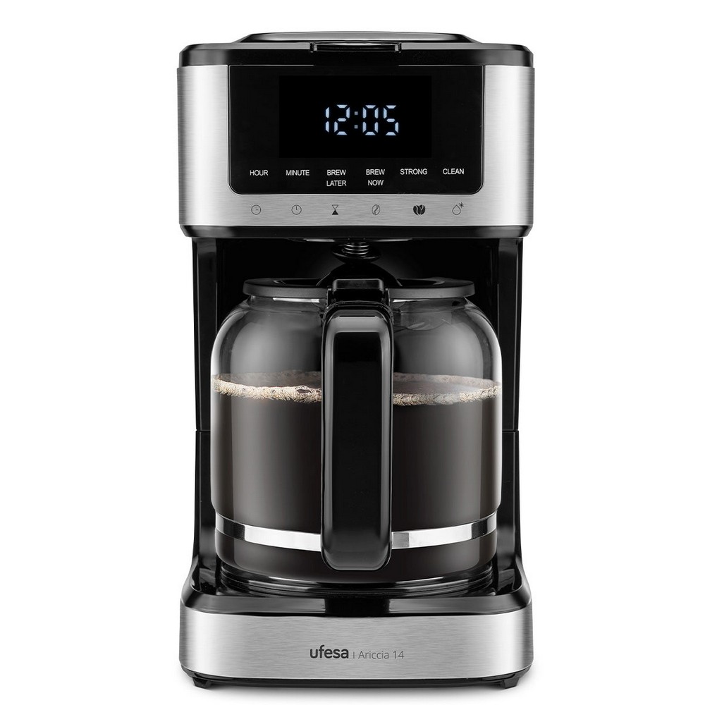 CAFETERA DE GOTEO UFESA ARICCIA 14 tazas 900W 1,8L V/C