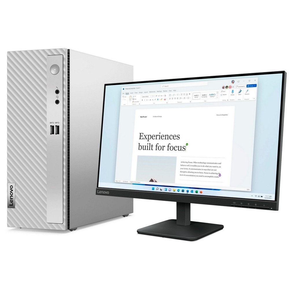 ORDENADOR PC LENOVO IDEACENTRE3 R5 + MONITOR 24