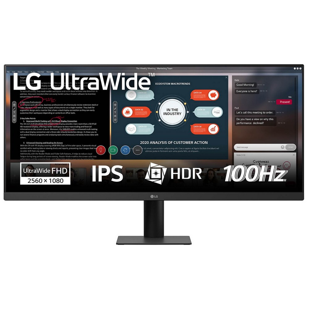 MONITOR LG 29 29U511A-B 21:9 100 HZ 2560 X 1080