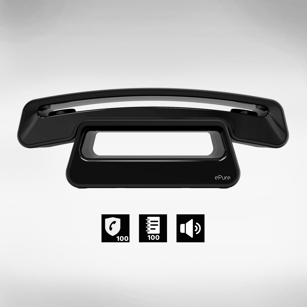 TELEFONO DECT ALCATEL EPURE ICONIC BLACK EWE