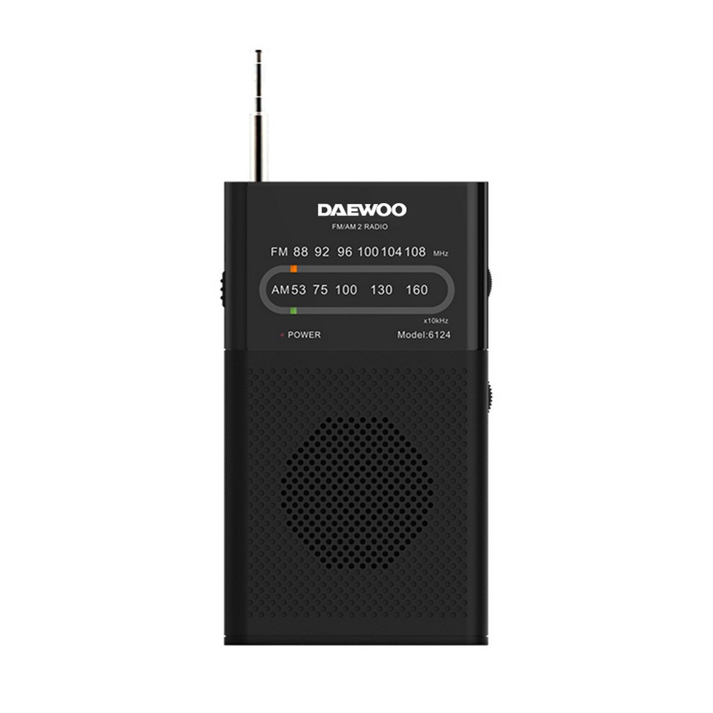 RADIO PORTATIL DAEWOO DW1027 AM/FM ANTENA TELESC.