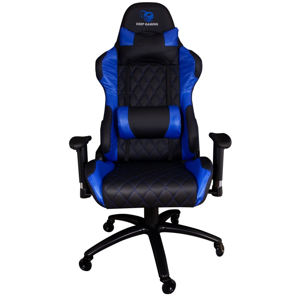 SILLA DEEP GAMING COMMAND II NEGRA/AZUL