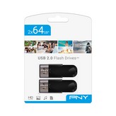 MEMORIA USB PNY ATTACH 4 2X64GB