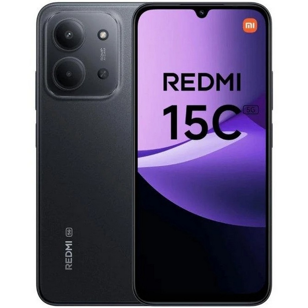 SMARTPHONE REDMI 15C 5G NFC 4/128 6,9 MIDISCO BLACK
