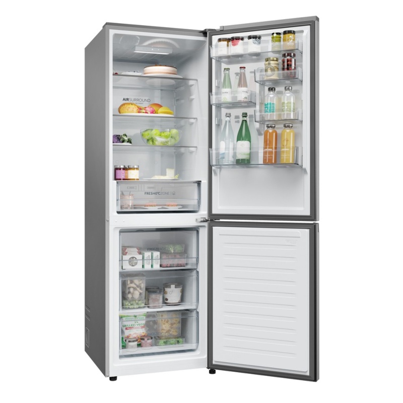 FRIGORIFICO COMBI NO FROST INOX 185x60 HAIER HDPR1618CNPK 1