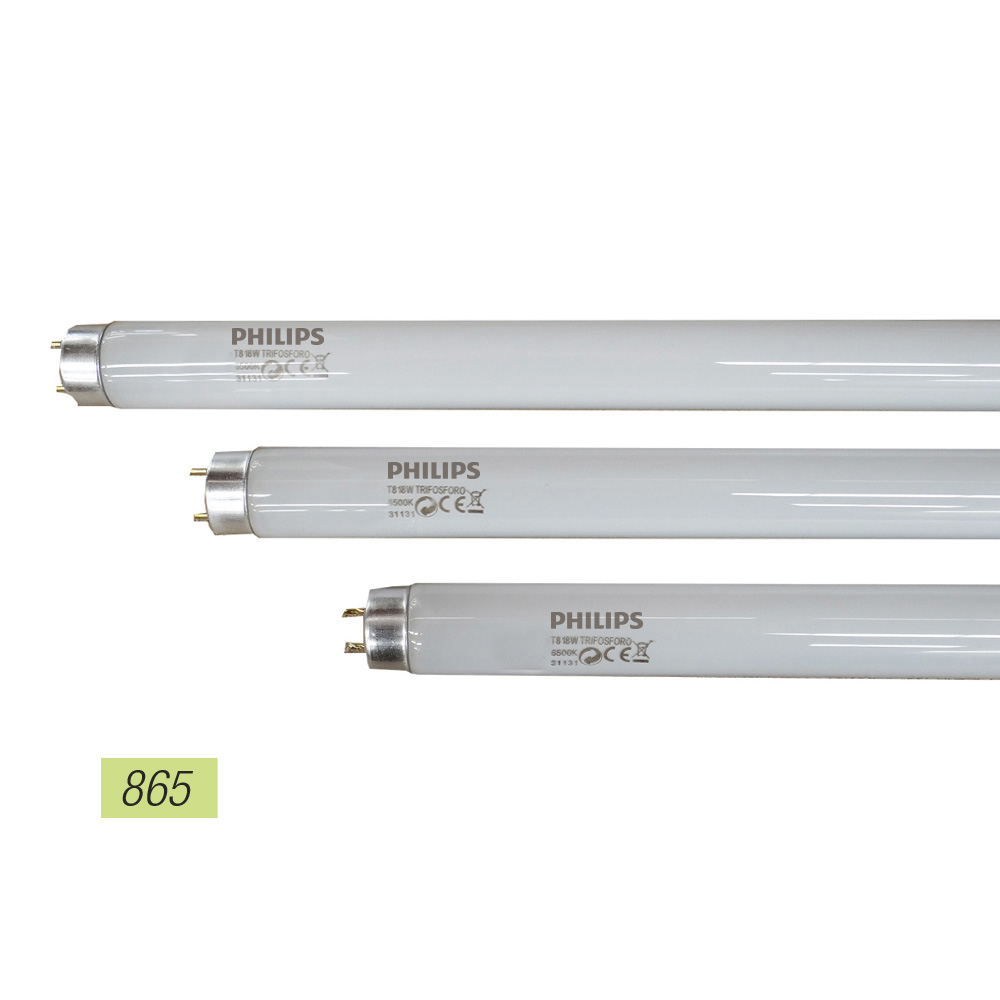 TUBO FLUORESCENTE 36W TRIFOSFORO 865K MODELO: T8 LUZ FRIA. PHILIPS