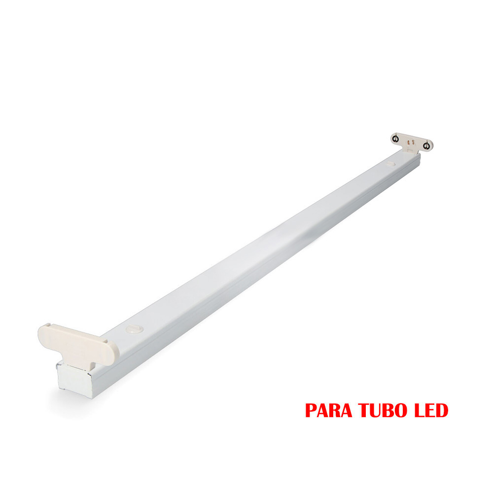 REGLETA FLUORESCENTE PARA TUBO DE LED 2x18W (EQ. 36W) 220V 123cm EDM - Ítem