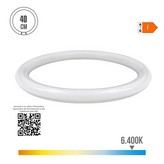 TUBO CIRCULAR LED G10q 32W 3400lm 6400K LUZ FRIA (EQ. 40W) Ø40cm EDM