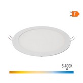 DOWNLIGHT LED EMPOTRABLE REDONDO 20W LUZ FRIA 6400K 1500lm BLANCO Ø22,5cm EDM