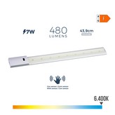 REGLETA LED CON SENSOR 7W 480lm 6500K LUZ FRIA 43.9x5.5cm EDM