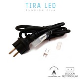 KIT CONEXION A CORRIENTE 220V 1,5m PARA TIRA DE LED EDM