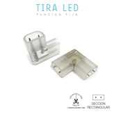 CONECTOR (EMPALME) 90° PARA TIRA DE LED EDM