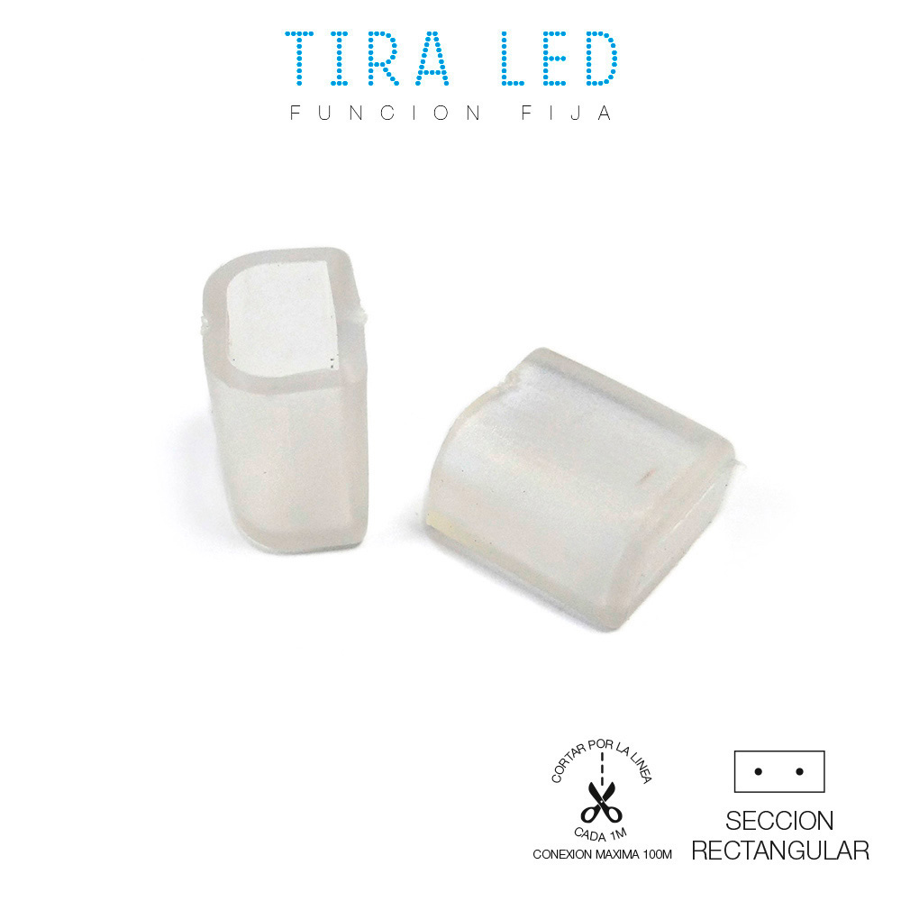 PROTECTOR TAPON FINAL PARA TIRA DE LED EDM