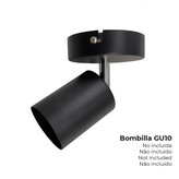 FOCO NEGRO 1 ELEMENTO GU10 EDM