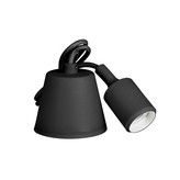 LAMPARA COLGANTE DE SILICONA E27 60W COLOR NEGRO EDM