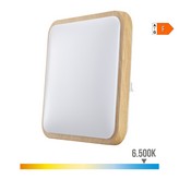 APLIQUE SUPERFICIE CUADRADO LED 18W 1820lm 6400K 33x33x7cm EFECTO MADERA EDM