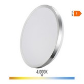 APLIQUE SUPER LED DE SUPERFICIE 24W 2490lm 4000K Ø38x5cm MARCO CROMADO EDM
