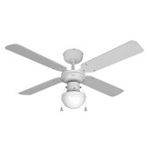 VENTILADOR DE TECHO MODELO CARIBE. COLOR BLANCO. POTENCIA: 50W ASPAS: Ø102cm EDM