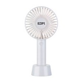 VENTILADOR DE MANO, RECARGABLE. 4,5W ASPAS 10,6x6,5x22cm EDM