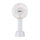 VENTILADOR DE MANO, RECARGABLE. 4,5W ASPAS Ø10,6x21,3cm EDM