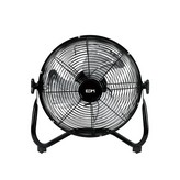 VENTILADOR INDUSTRIAL, DE SUELO. COLOR NEGRO. POTENCIA: 45W ASPAS: Ø30x41cm EDM