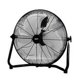 VENTILADOR INDUSTRIAL DE SUELO. COLOR NEGRO 120W ASPAS: Ø50x58cm EDM