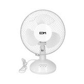 VENTILADOR DE SOBREMESA. COLOR BLANCO. POTENCIA: 25W ASPAS: Ø23 ; 27x24x36cm EDM
