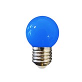 BOMBILLA ESFERICA LED E27 1W 80lm LUZ AZUL Ø45x69mm EDM