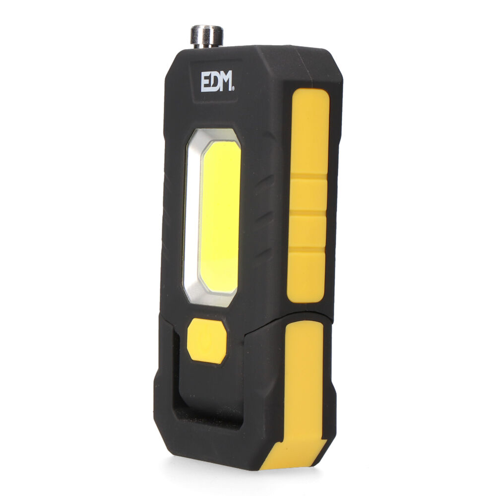 LINTERNA LED XL 1 LED 3W 100lm + 1 LED 5W 300lm RECARGABLE. EDM - Ítem