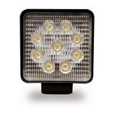 FARO DE TRABAJO CUADRADO 9 LEDS 27W 10-80V 2150Lm 60º GOODYEAR