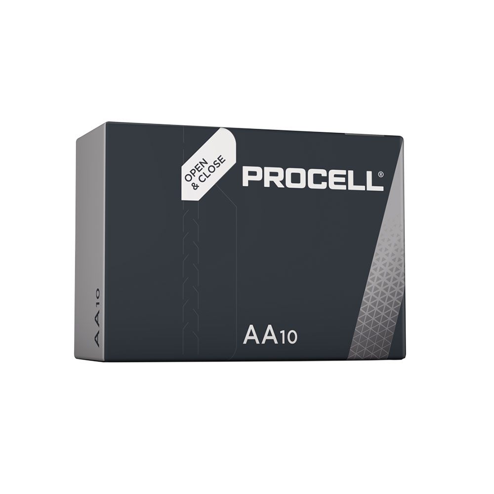 PILA ALKALINA PROCELL DURACELL AA - LR06 1,5V (CAJA 10 unid.) Ø14,5x50,5mm