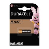 PILA ALKALINA DURACELL LONG LASTING POWER A27/V27A - MN27 12V (BLISTER 1 unid.) Ø8x28,2mm