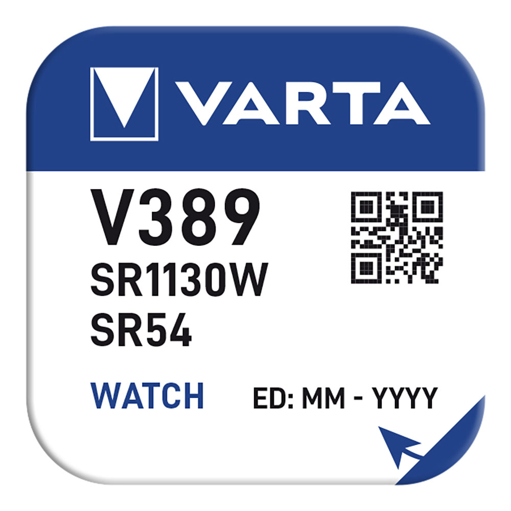 MICRO PILA DE BOTON VARTA SILVER SR1130W - SR54 - V389 / V10GS 1,55V (BLISTER 1 unid.) Ø11,6x3,1mm