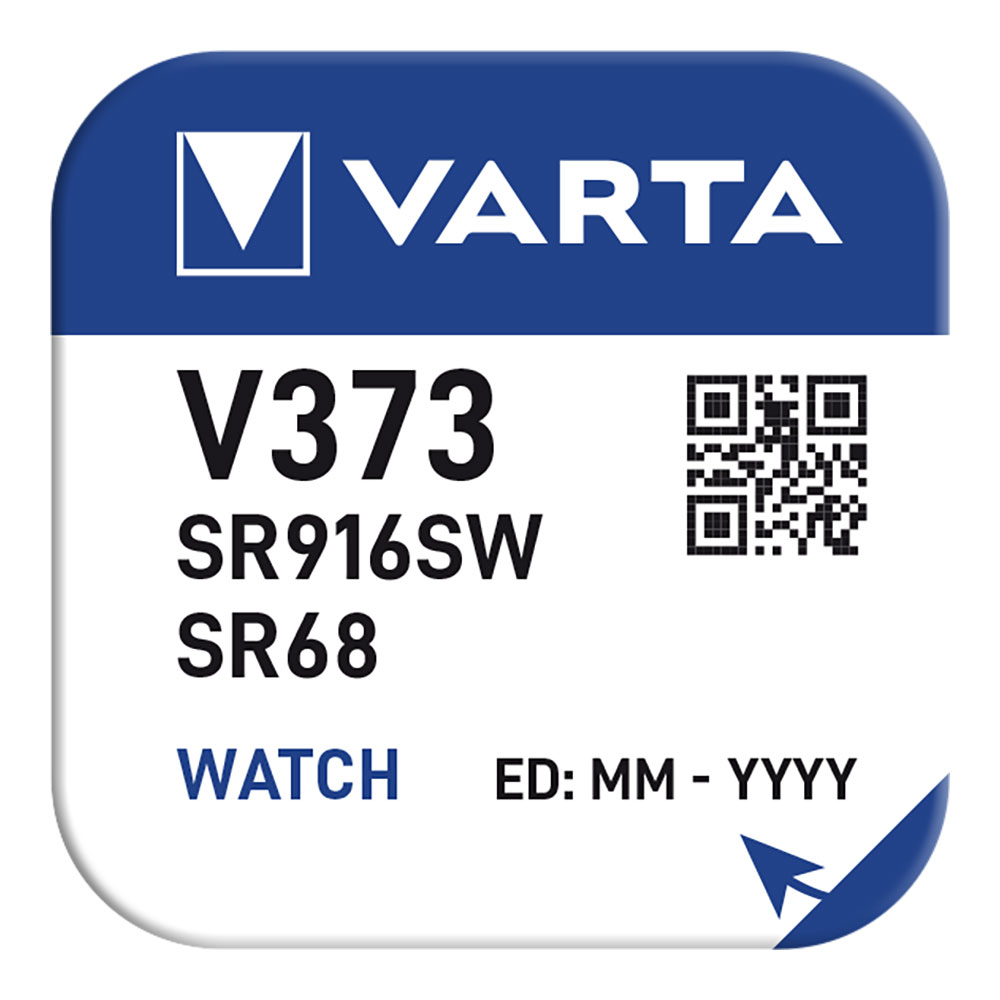 MICRO PILA DE BOTON VARTA SILVER SR68 - V373 1,55V (BLISTER 1 unid.) Ø9,5x1,65mm