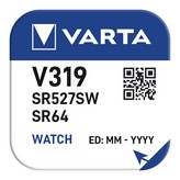 MICRO PILA DE BOTON VARTA SILVER SR64 - V319 1,55V (BLISTER 1 unid.) Ø5,8x2,7mm