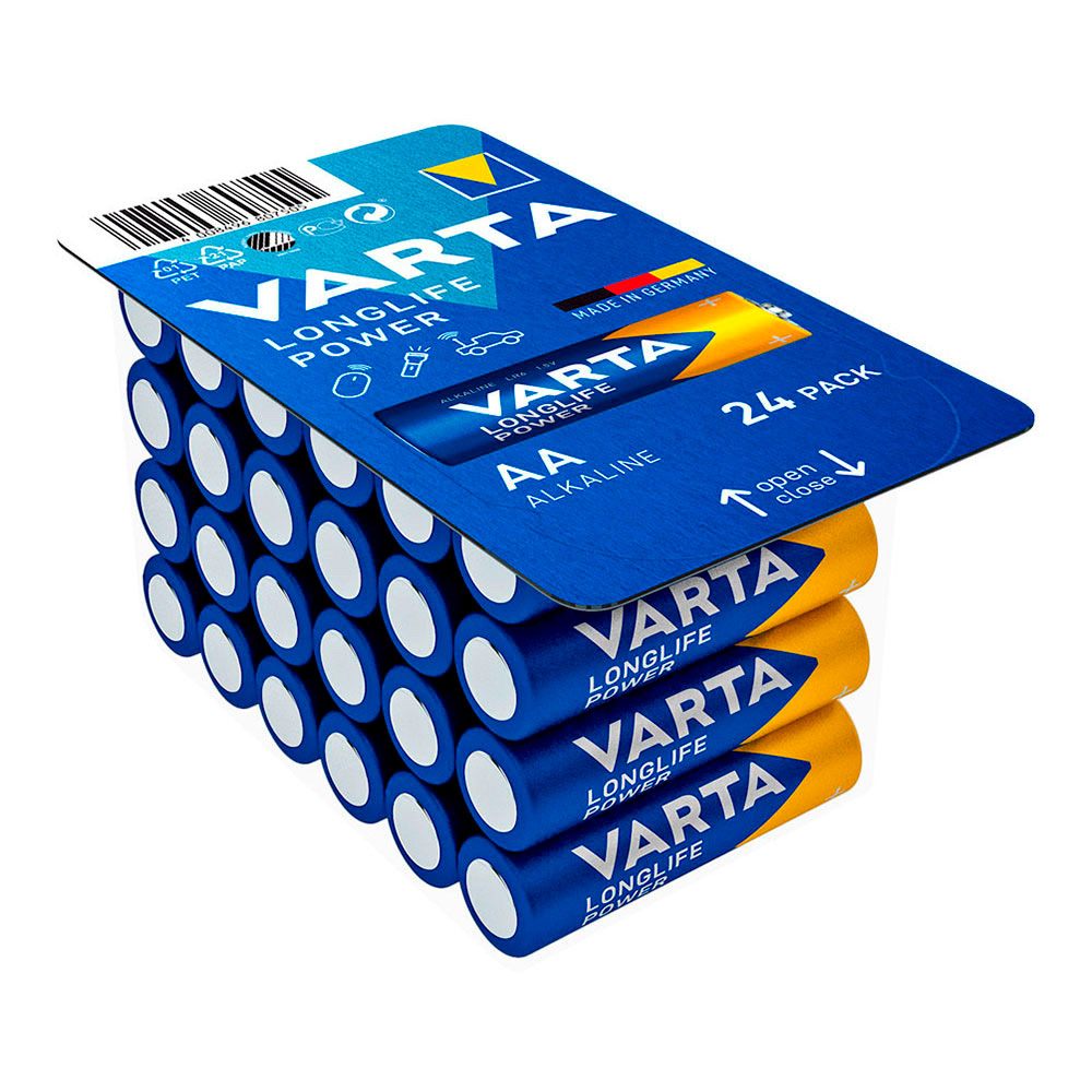 PILA VARTA LONGLIFE POWER AA - LR06 CAJA 24 unid. Ø14,5x50,5mm - Ítem