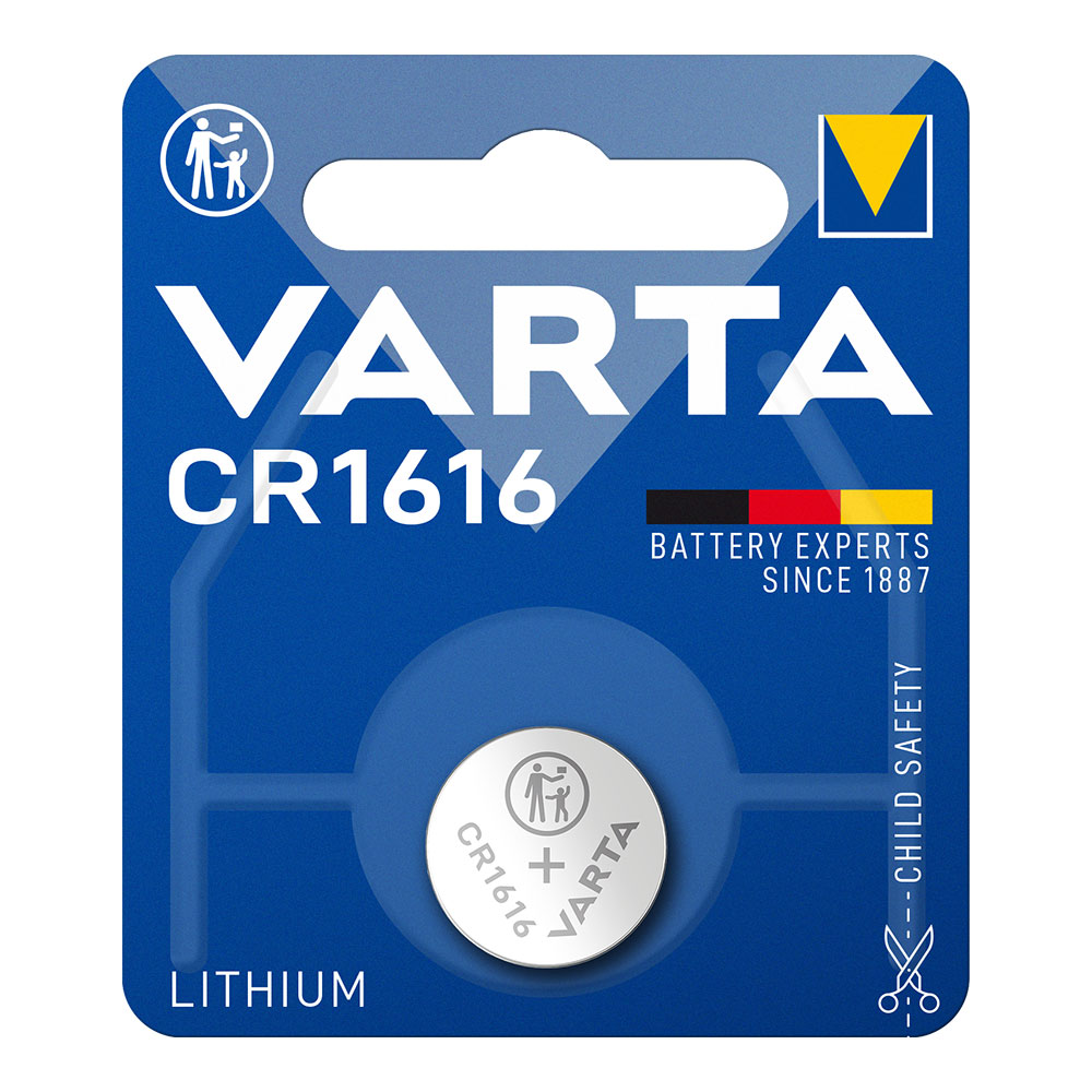PILA VARTA LITHIUM CR1616 3V (BLISTER 1 unid.) Ø16x1,6mm - Ítem