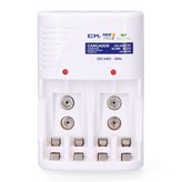 CARGADOR DE PILAS PARA: 4 PILAS AA - AAA - 9V 220-240V 50Hz (SIN PILAS)