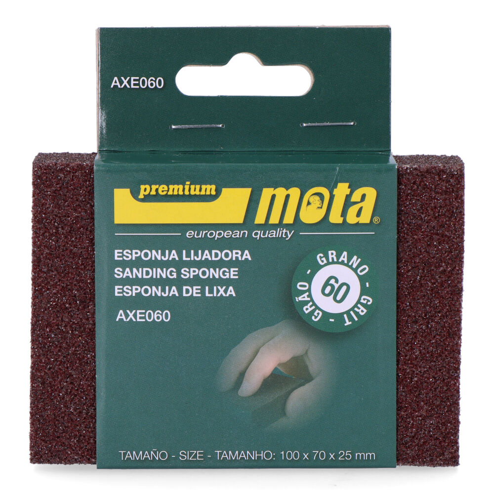 LIJA DE ESPONJA OXIDO DE ALUMINIO GRANO 60 AXE060 MOTA