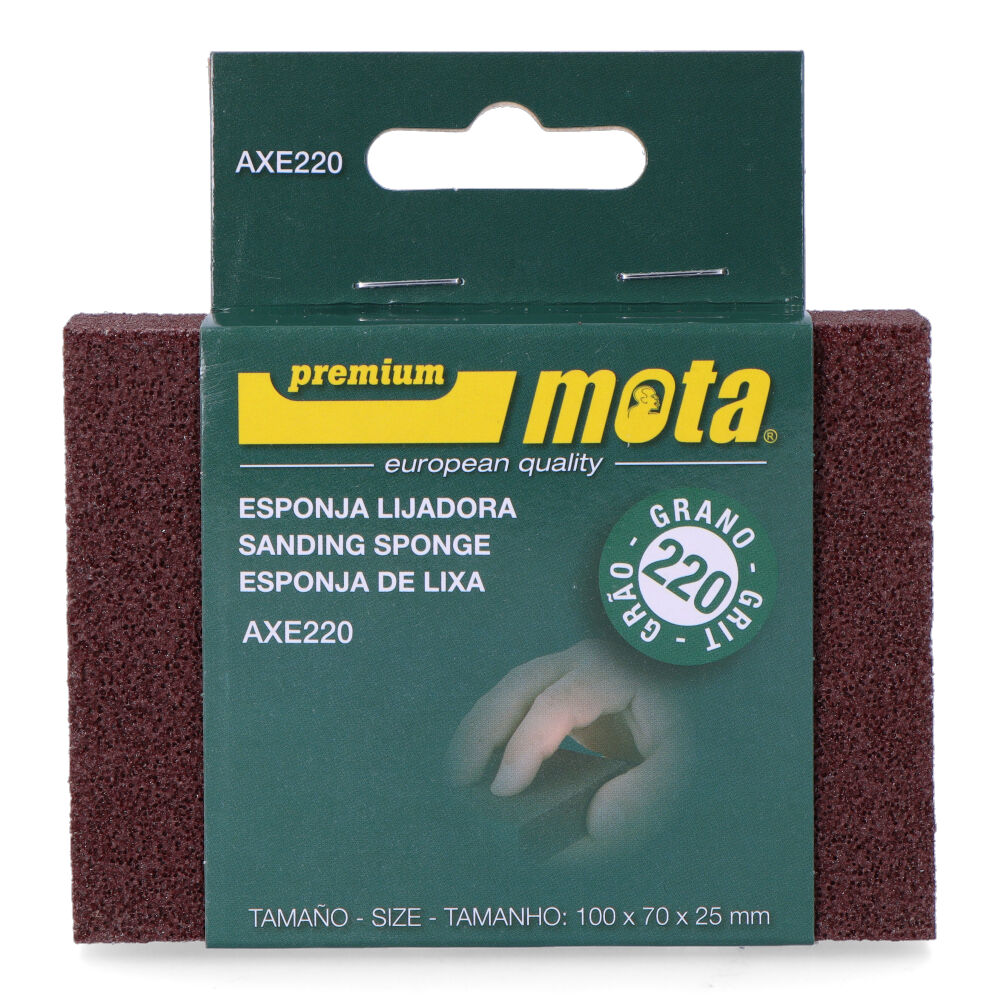 LIJA DE ESPONJA OXIDO DE ALUMINIO GRANO 220 AXE220 MOTA