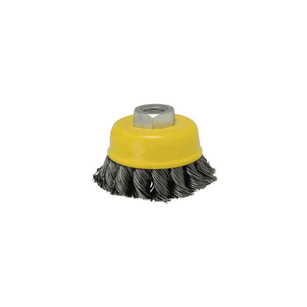 CEPILLO COPA DE ALAMBRE TRENZADO Ø60mm FHR60 MOTA